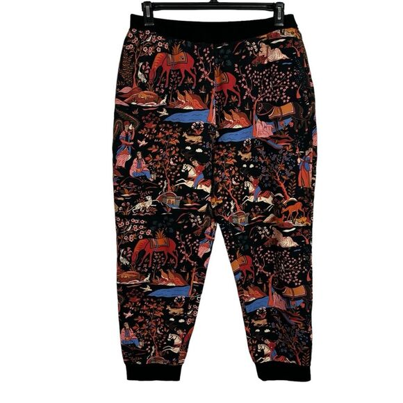 Rhode Harry Print French Terry Cotton Jogger Pants Women's X-Large - Picture 3 of 11